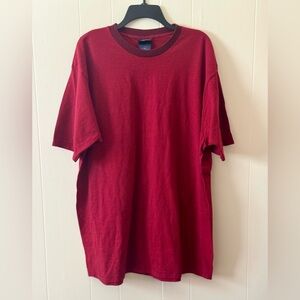 Puritan men’s Red and maroon striped Short Sleeve Tee size 2X